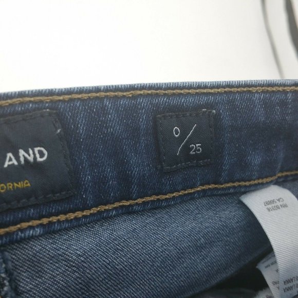 Lucky Brand Womens  Ava Crop Jeans Size 0/25  Medium Wash Low Rise Stretch - Picture 8 of 12